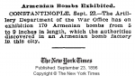 Armenian Bombs Exhibited 1896